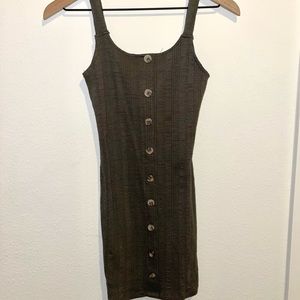 Green Button Up Dress Size SMALL